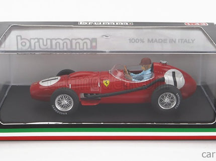 Ferrari F1 Dino 246 N°1 Víťaz British GP 1958 P.Collins - With Driver Figúrka 1:43 Brumm červená