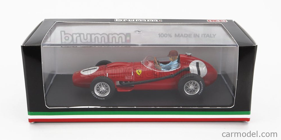 Ferrari F1 Dino 246 N°1 Víťaz British GP 1958 P.Collins - With Driver Figúrka 1:43 Brumm červená