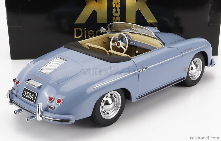 Porsche 356A Speedster 1955 1:12 KK Scale svetlomodrá