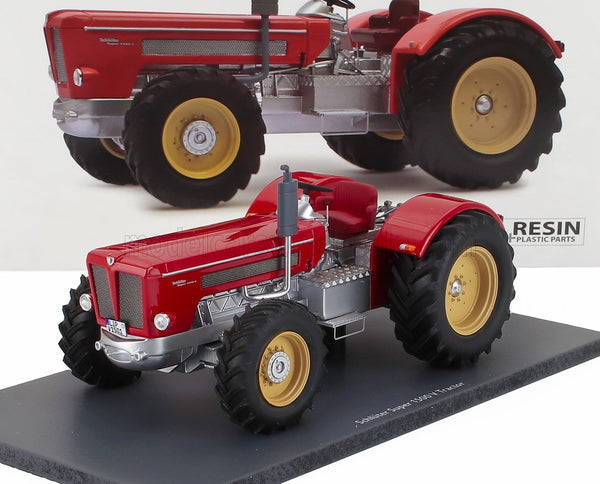 SCHLUTER | SUPER 1500V TRACTOR WITHOUT CABINE 1979 | RED SILVER