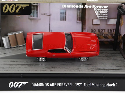 FORD USA | MUSTANG MACH-1 COUPE 1971 - 007 JAMES BOND - DIAMONDS ARE FOREVER - UNA CASCATA DI DIAMANTI | RED