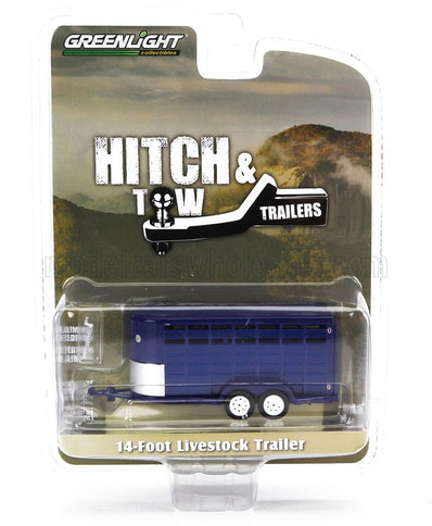 TRAILER | 14-FOOT LIVESTOCK - TRASPORTO ANIMALI BESTIAME | BLUE