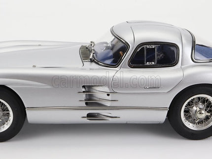Mercedes Benz 300 Slr Uhlenhaut Coupe N°15 Sweden GP 1955 1:18 CMC strieborná