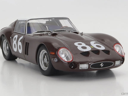 Ferrari 250 GTO 3.0L V12 Coupe N°86 4. Miesto Targa Florio 1962 Pietro Ferraro - Giorgio Scarlatti 1:18 KK Scale hnedá biela