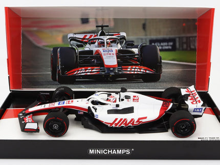 HAAS | F1  VF-22 TEAM HAAS N 20 5th BAHRAIN GP 2022 KEVIN MAGNUSSEN | WHITE BLACK RED