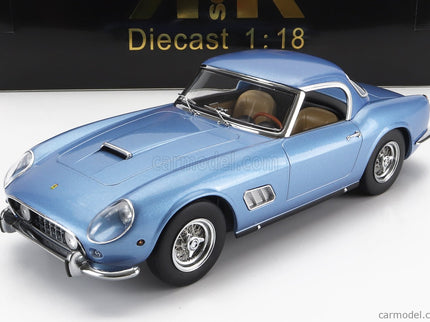 Ferrari 250GT California Spider With Hard-Top 1960 1:18 KK Scale svetlomodrá metalická