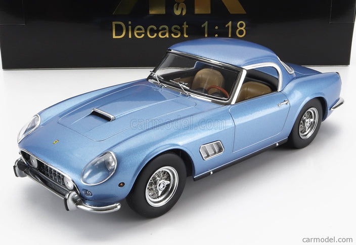 Ferrari 250GT California Spider With Hard-Top 1960 1:18 KK Scale svetlomodrá metalická