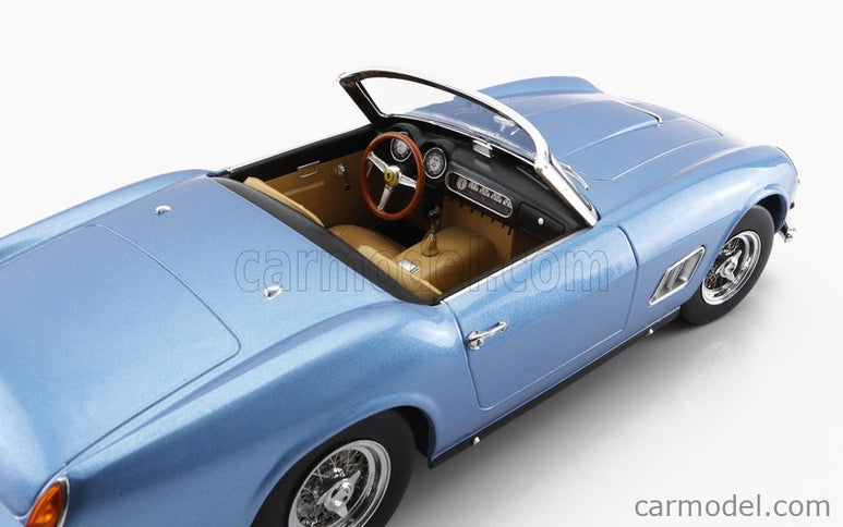 Ferrari 250GT California Spider With Hard-Top 1960 1:18 KK Scale svetlomodrá metalická