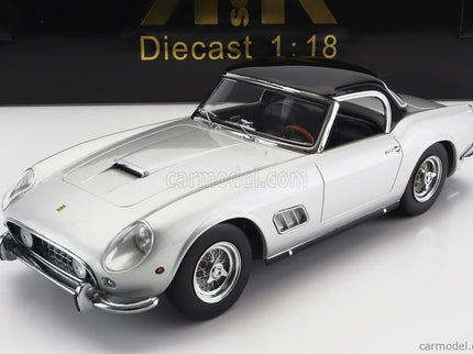 Ferrari 250GT California Spider With Hard-Top 1960 1:18 KK Scale strieborná