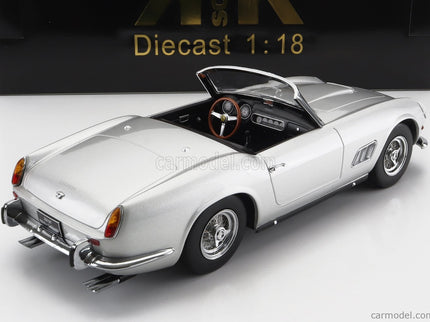 Ferrari 250GT California Spider With Hard-Top 1960 1:18 KK Scale strieborná