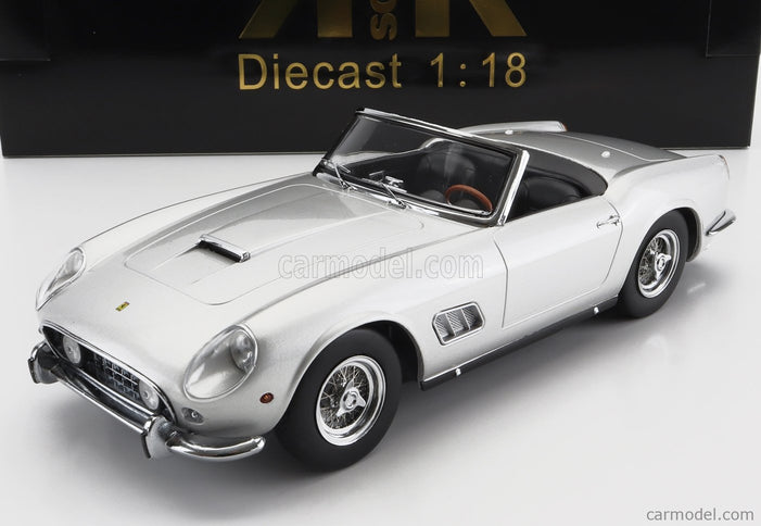 Ferrari 250GT California Spider With Hard-Top 1960 1:18 KK Scale strieborná