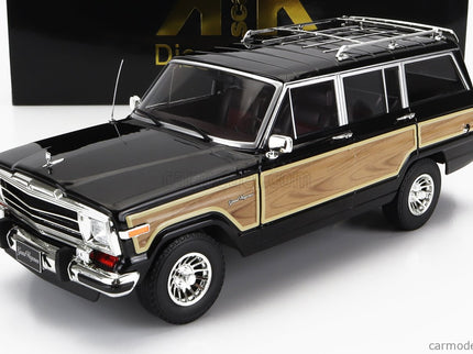 Jeep Grand Wagoneer 1989 1:18 KK Scale čierna Wood