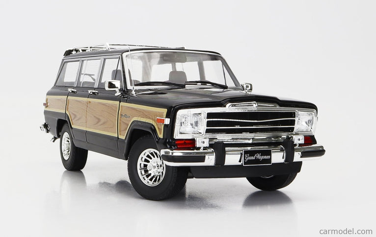Jeep Grand Wagoneer 1989 1:18 KK Scale čierna Wood