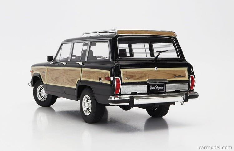 Jeep Grand Wagoneer 1989 1:18 KK Scale čierna Wood