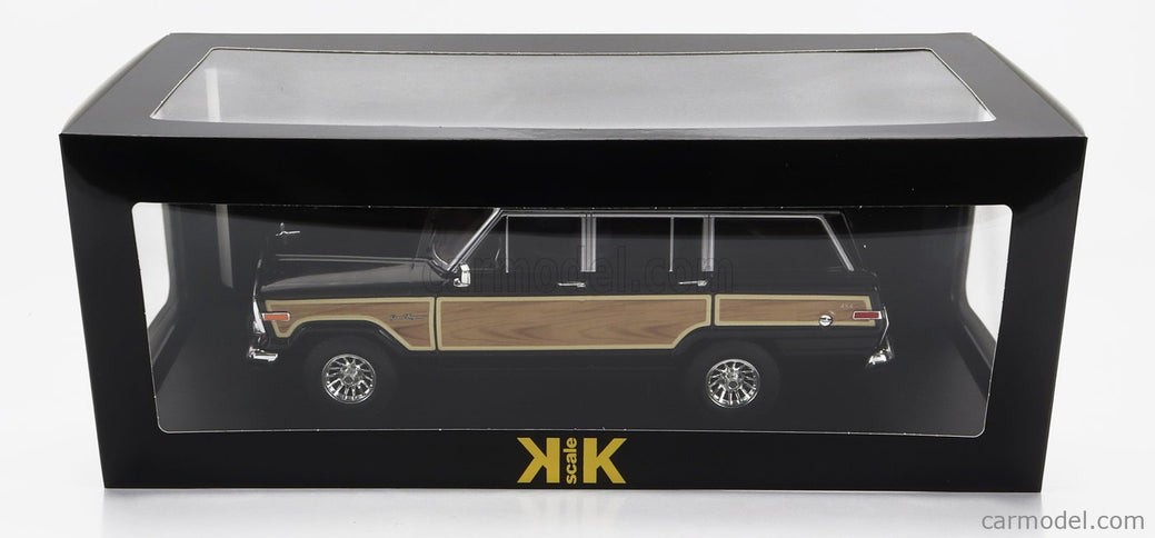 Jeep Grand Wagoneer 1989 1:18 KK Scale čierna Wood