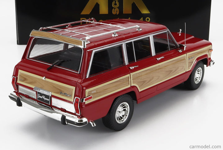 Jeep Grand Wagoneer 1989 1:18 KK Scale červená Wood