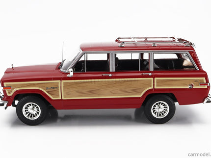 Jeep Grand Wagoneer 1989 1:18 KK Scale červená Wood