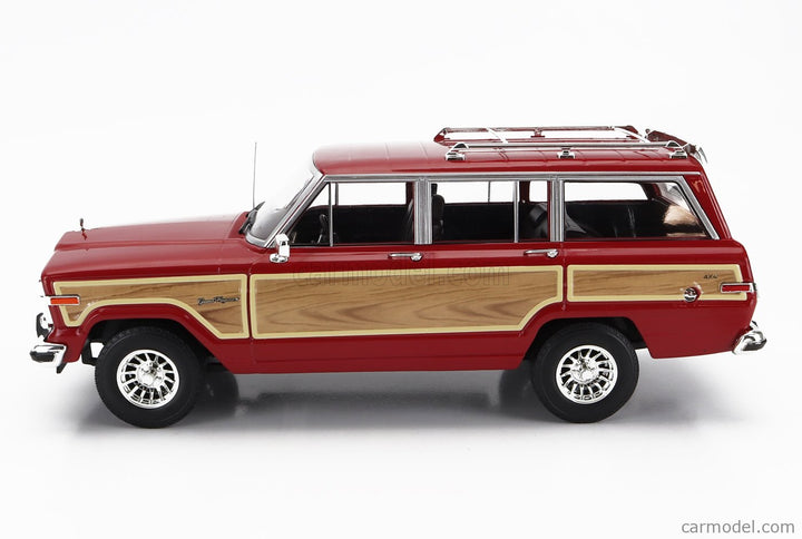 Jeep Grand Wagoneer 1989 1:18 KK Scale červená Wood