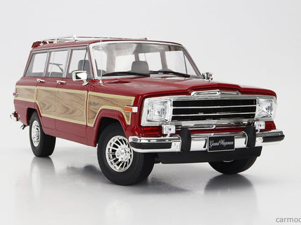 Jeep Grand Wagoneer 1989 1:18 KK Scale červená Wood