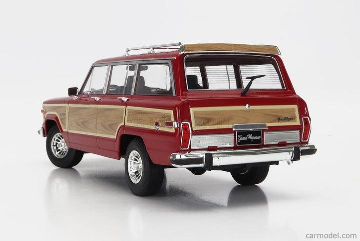 Jeep Grand Wagoneer 1989 1:18 KK Scale červená Wood