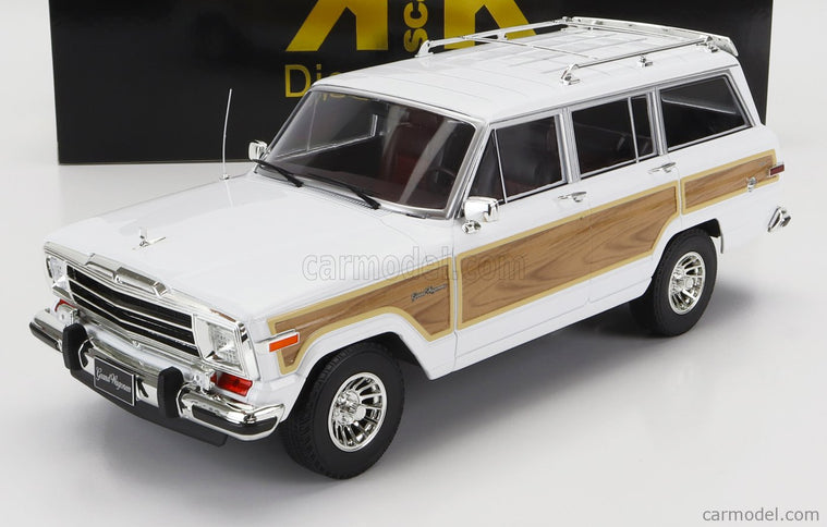 Jeep Grand Wagoneer 1989 1:18 KK Scale biela Wood