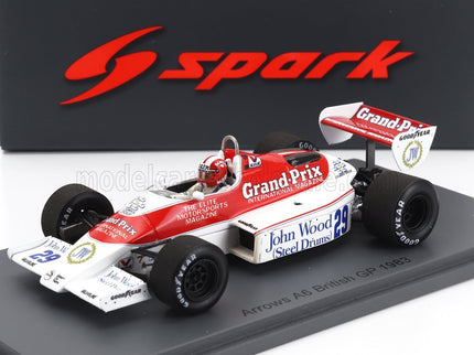 ARROWS | F1  A6 N 29 ENGLISH GP 1983 MARC SURER | WHITE RED