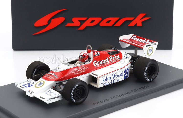 ARROWS | F1  A6 N 29 ENGLISH GP 1983 MARC SURER | WHITE RED