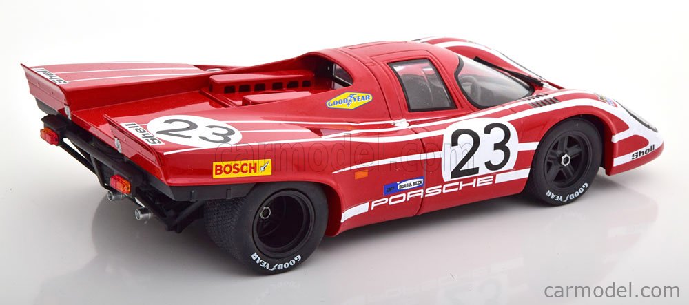 Porsche 917K 4.9L Team Salzburg N°23 Víťaz 24h Le Mans 1970 Hans Herrmann - Richard Attwood 1:18 KK Scale červená biela