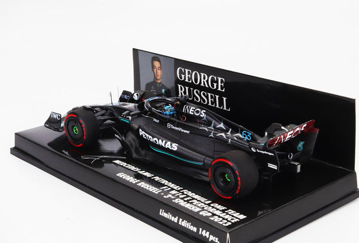 MERCEDES GP | F1 W14 TEAM MERCEDES-AMG PETRONAS FORMULA ONE N 63 3rd SPAIN GP 2023 GEORGE RUSSELL | MATT BLACK