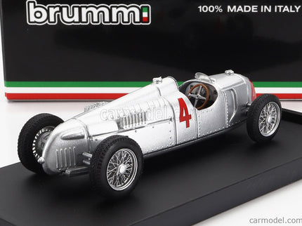 Auto Union F1 Tipo C N°4 Majster Sveta Nurburgring GP 1936 Bernd Rosemayer 1:43 Brumm strieborná