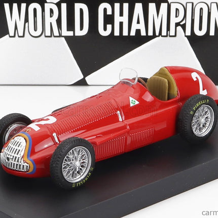 ALFA ROMEO F1 159 N°2 Majster Sveta Belgium GP Juan Manuel Fangio 1951 1:43 Brumm červená