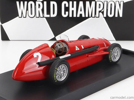 ALFA ROMEO F1 159 N°2 Majster Sveta Belgium GP Juan Manuel Fangio 1951 1:43 Brumm červená