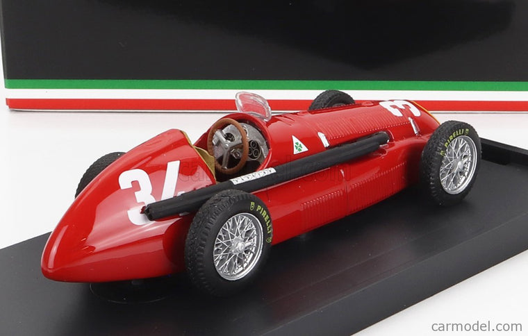 ALFA ROMEO F1 158 N°34 Víťaz Monaco GP 1950 Juan Manuel Fangio 1:43 Brumm červená