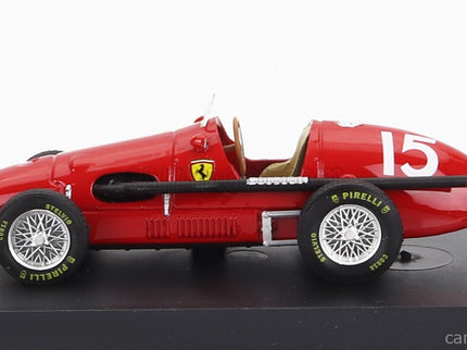 Ferrari F1 500 F2 N°15 Majster Sveta Víťaz English GP Alberto Ascari 1952 1:43 Brumm červená