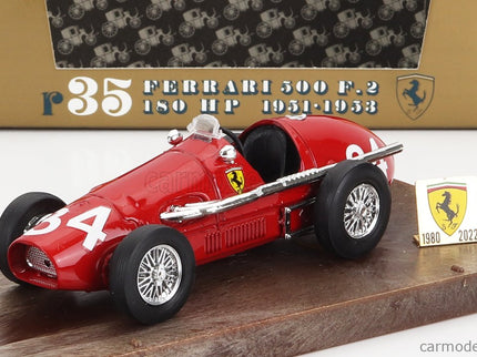 Ferrari F1 500F2 N°34 Majster Sveta 1952 Alberto Ascari - Brumm Win - Yes WE Can Cassazione 7 Luglio 2022 1:43 Brumm červená