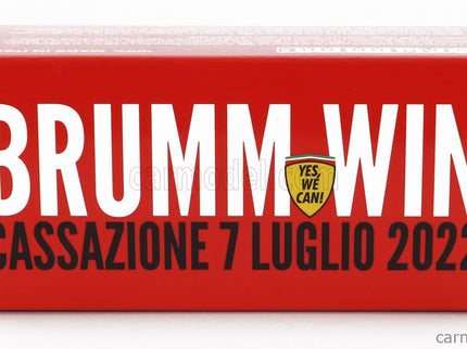 Ferrari F1 500F2 N°34 Majster Sveta 1952 Alberto Ascari - Brumm Win - Yes WE Can Cassazione 7 Luglio 2022 1:43 Brumm červená