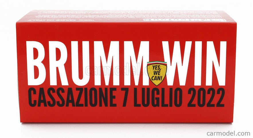 Ferrari F1 500F2 N°34 Majster Sveta 1952 Alberto Ascari - Brumm Win - Yes WE Can Cassazione 7 Luglio 2022 1:43 Brumm červená