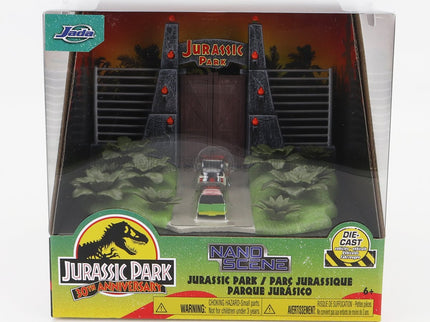ACCESSORIES | DIORAMA - SET JURASSIC PARK WITH FORD USA EXPLORER JURASSIC PARK 1995 - JEEP WRANGLER RUBICON OPEN 1999 | VARIOUS