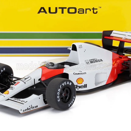 McLAREN | F1  MP4/6 HONDA N 1 WORLD CHAMPION 2nd JAPAN GP 1991 AYRTON SENNA | RED WHITE