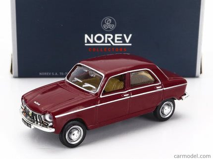 Peugeot 204 1966 1:87 Norev Algue Brune