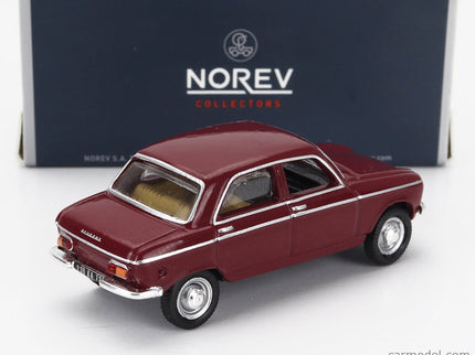 Peugeot 204 1966 1:87 Norev Algue Brune