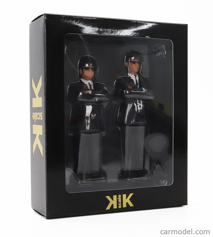 Figures Set 2X Jake A Elwood 1:18 KK Scale čierna biela