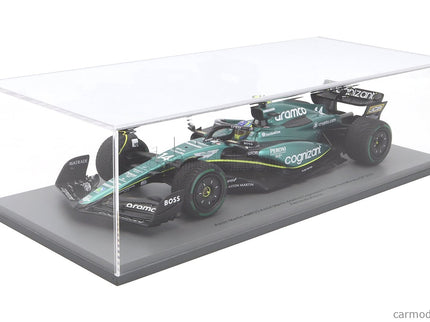 ASTON MARTIN F1 AMR23 Team Aramco Cognizant N°14 2. Miesto Monaco GP 2023 Fernando Alonso 1:18 Spark Model zelená