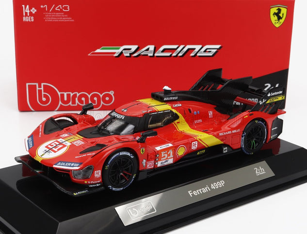 FERRARI | 499P 3.0L TURBO V6 TEAM FERRARI AF CORSE N 51 WINNER 24h LE MANS 2023 ALESSANDRO PIER GUIDI - JAMES CALADO - ANTONIO GIOVINAZZI | RED YELLOW BLACK