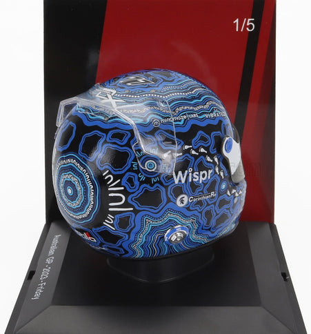 BELL HELMET | F1  CASCO HELMET ALFA ROMEO C43 TEAM STAKE N 77 AUSTRALIAN GP 2023 VALTTERI BOTTAS | 2 TONE BLUE BLACK