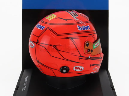 Bell Helmet F1 Helma Renault A523 Team Bwt Alpine N°31 Monaco GP 2023 Esteban Ocon 1:5 Spark Model oranžová