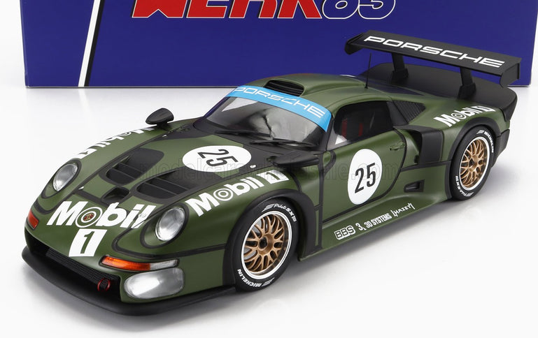 PORSCHE | 911 GT1 3.2L TURBO TEAM PORSCHE AG MOBIL1 N 25 PRE QUALIFYING 2nd 24h LE MANS 1996 THIERRY BOUTSEN - HANS JOACHIM STUCK - BOB WOLLEK | MATT GREEN