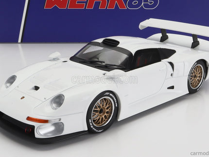 Porsche 911 GT1 Bez Dekorácií Version 1996 1:18 Werk83 biela