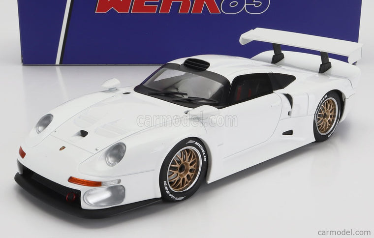 Porsche 911 GT1 Bez Dekorácií Version 1996 1:18 Werk83 biela