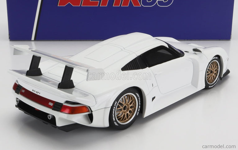 Porsche 911 GT1 Bez Dekorácií Version 1996 1:18 Werk83 biela